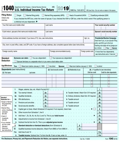 Free 1040 Form Instructions 2018 Download: A Comprehensive Guide