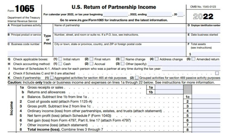 Free 1065 Form 2024 Download: A Comprehensive Guide for Partnerships