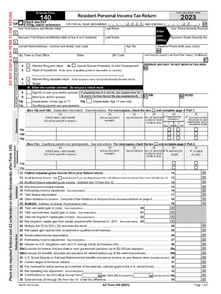 Free 140 Form Az Download: A Comprehensive Guide