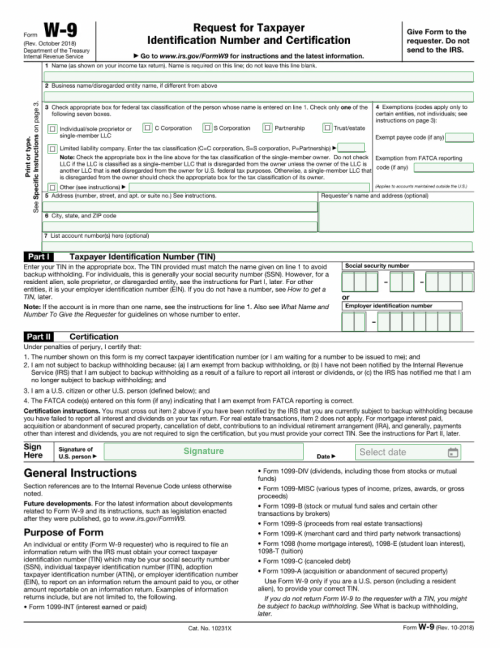 Free 2018 W9 Form Download: A Comprehensive Guide