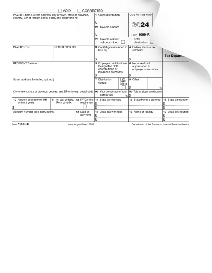 Free 2024 Form 1099 R Download: Understand, Access, and Utilize for Tax Reporting