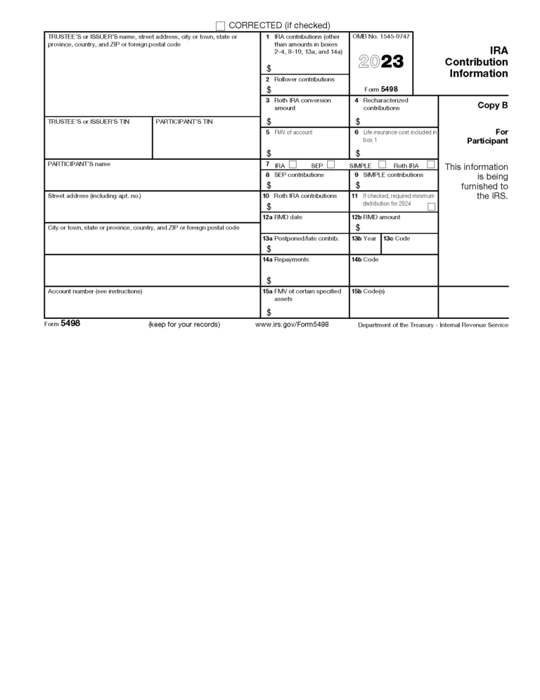 Free 2024 Form 5498 Download: A Comprehensive Guide