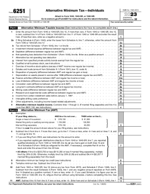 Free 2024 Form 6251 Download: Everything You Need to Know