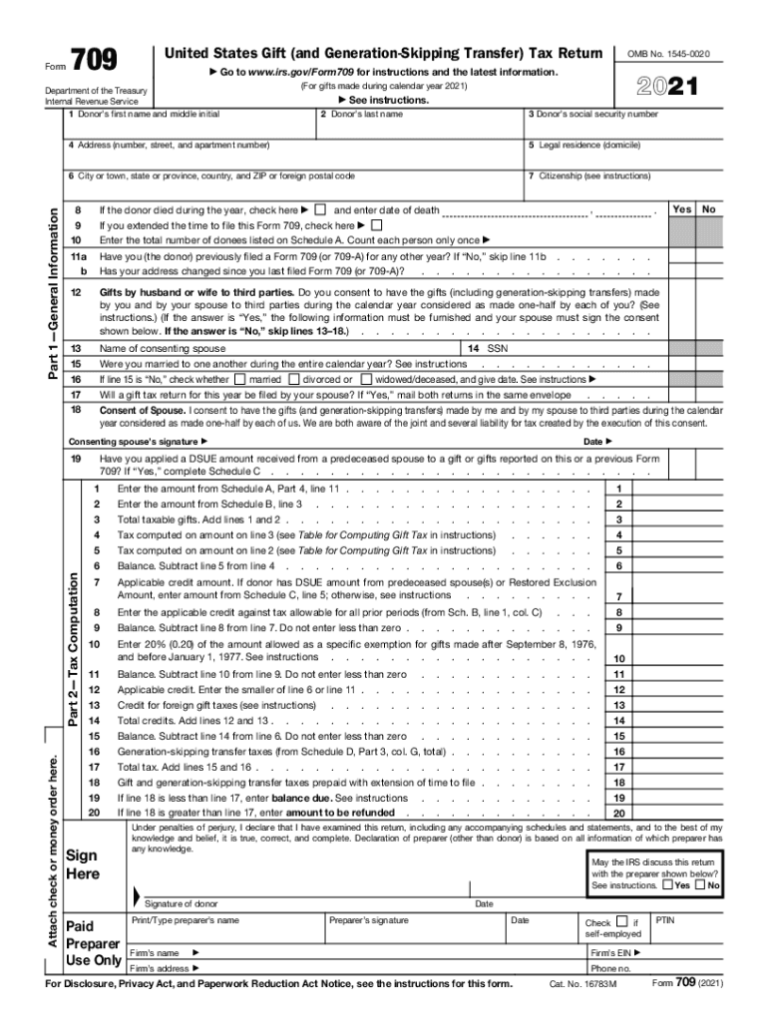 Free 2024 Form 709 Download: Comprehensive Guide and Overview