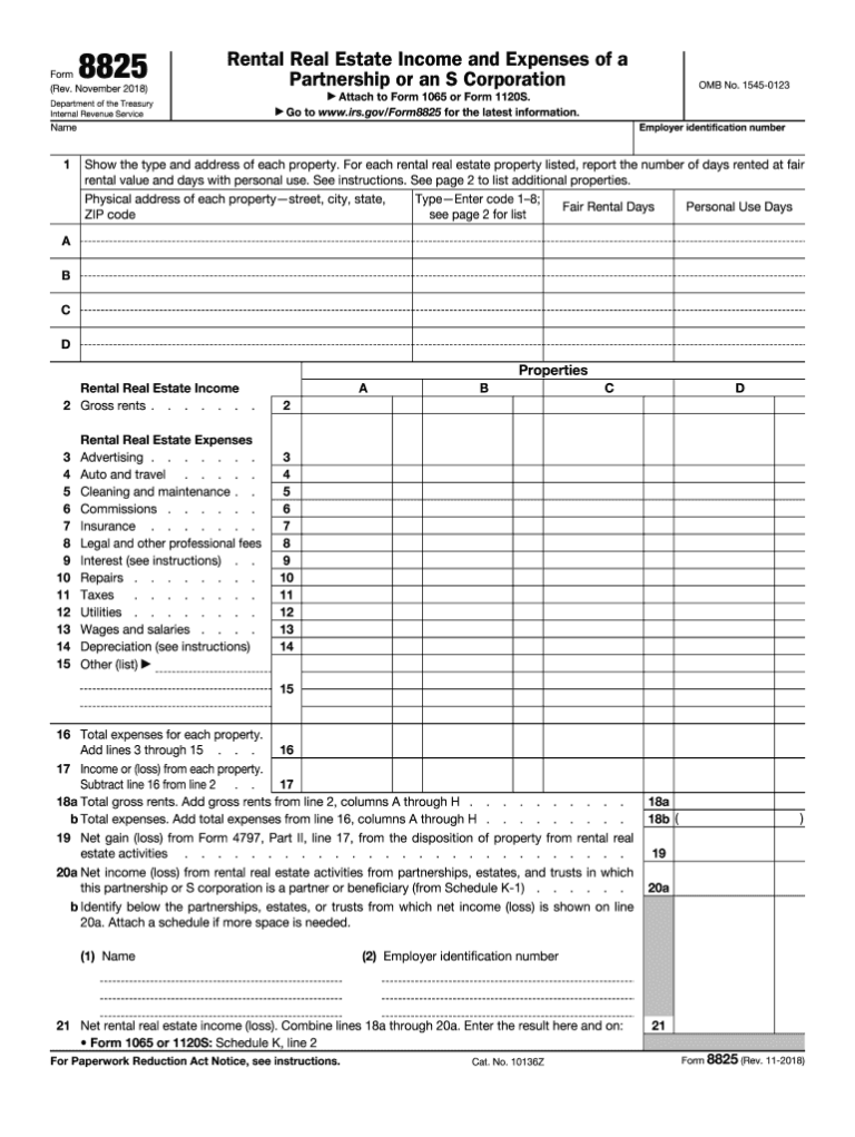 Free 8825 Tax Form Download: A Comprehensive Guide