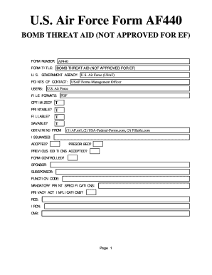 Free AF Form 440 Download: A Comprehensive Guide to Accessing and Utilizing the Form
