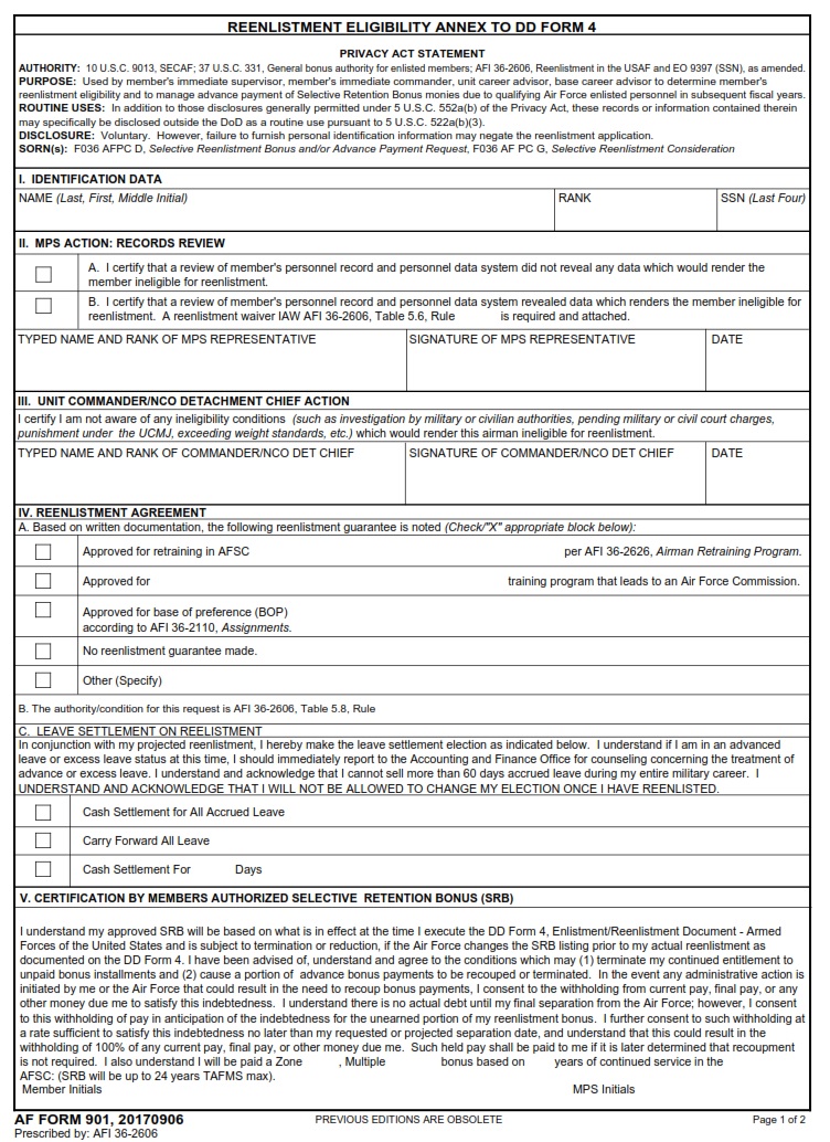 Free AF Form 901 Download: A Comprehensive Guide to Understanding and Completing the Form