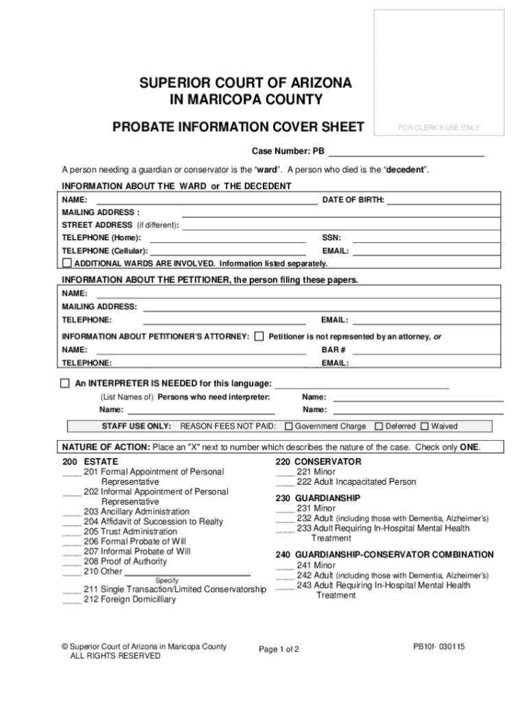 Free Arizona Probate Forms Download: A Comprehensive Guide