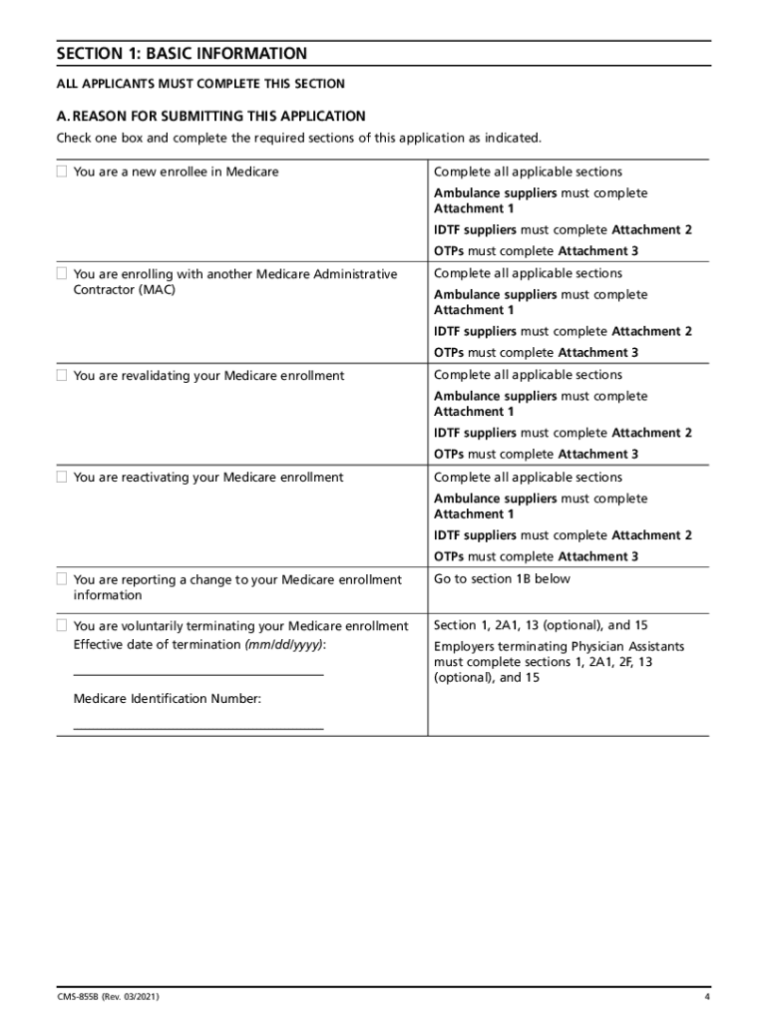 Free CMS Form 855 Download: A Comprehensive Guide to Creating and Managing Digital Forms