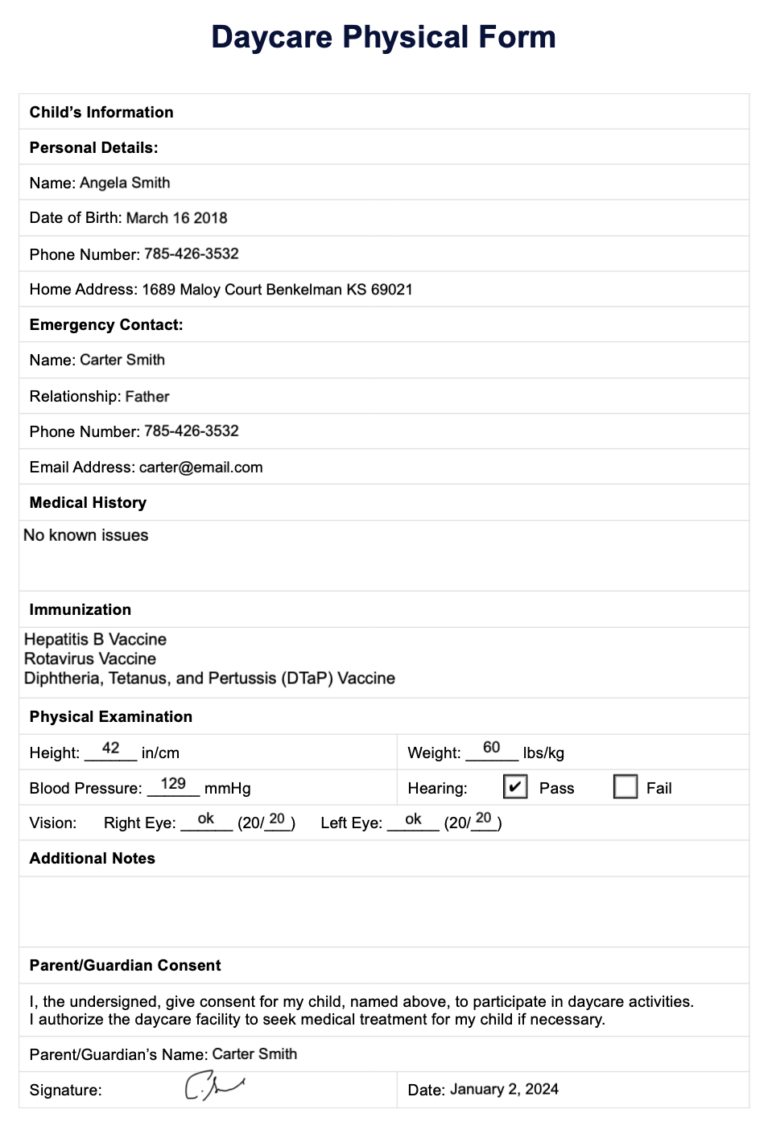 Free Daycare Medical Form Download: A Comprehensive Guide