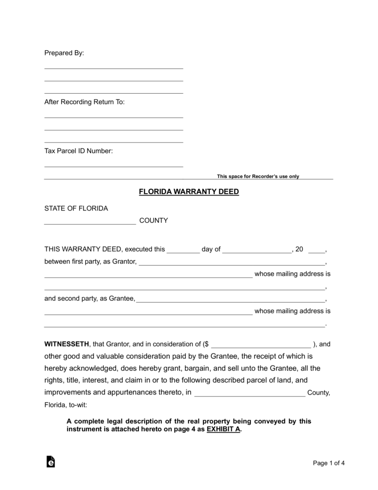 Free Florida Deed Form Download: A Comprehensive Guide to Acquiring, Completing, and Submitting Real Estate Deeds