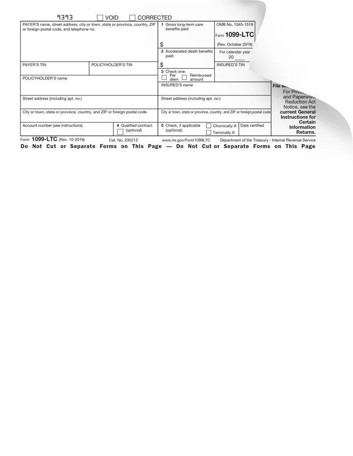 Free Form 1099-LTC Download: A Comprehensive Guide for Taxpayers