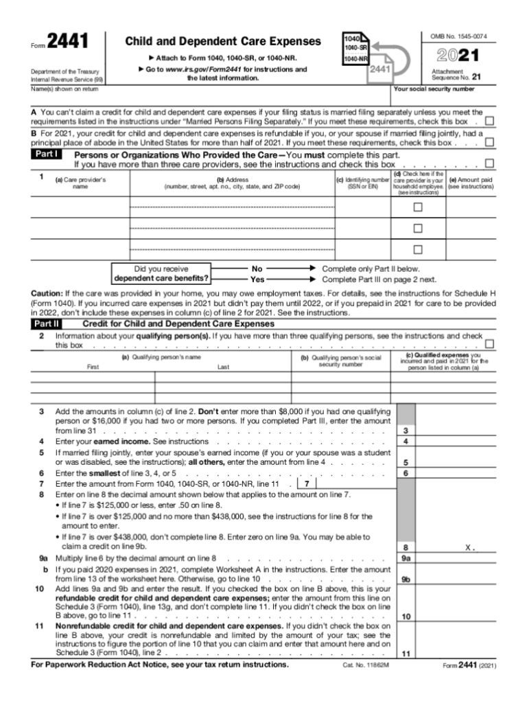 Free Form 2441 For 2024 Download: A Comprehensive Guide