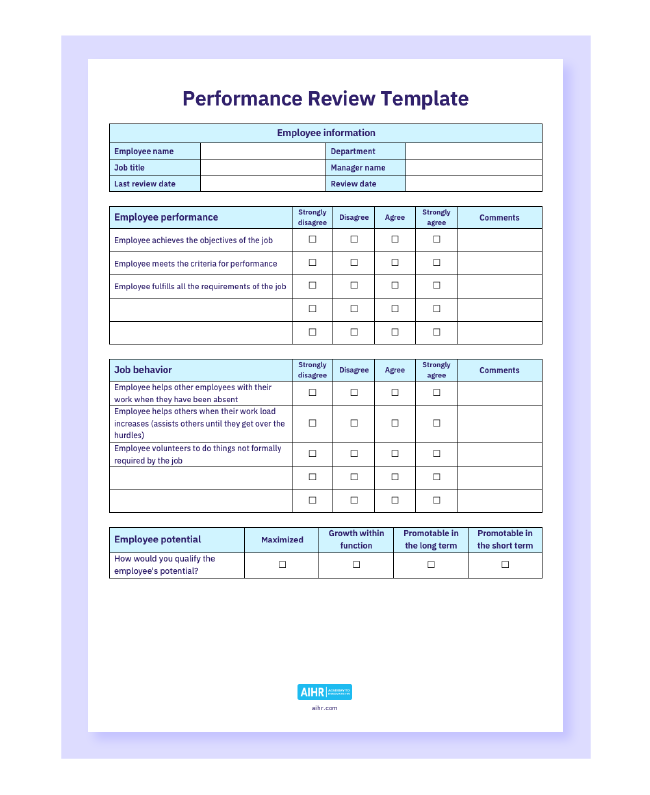 Free HR Appraisal Form Download: Elevate Your Performance Management