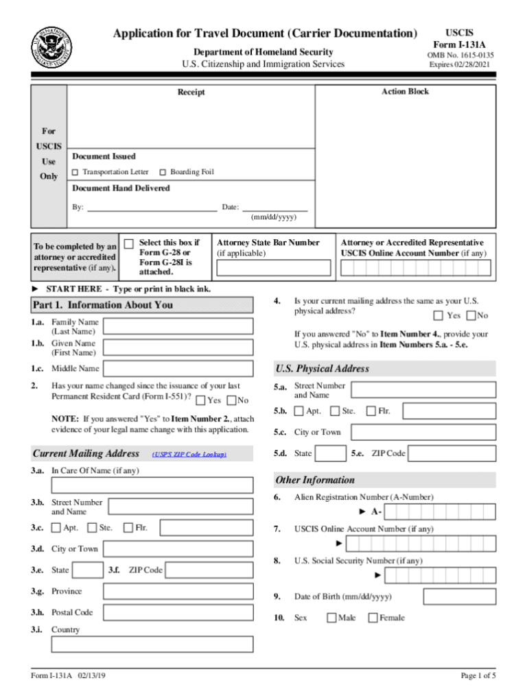 Free I-131A Form Download: A Comprehensive Guide