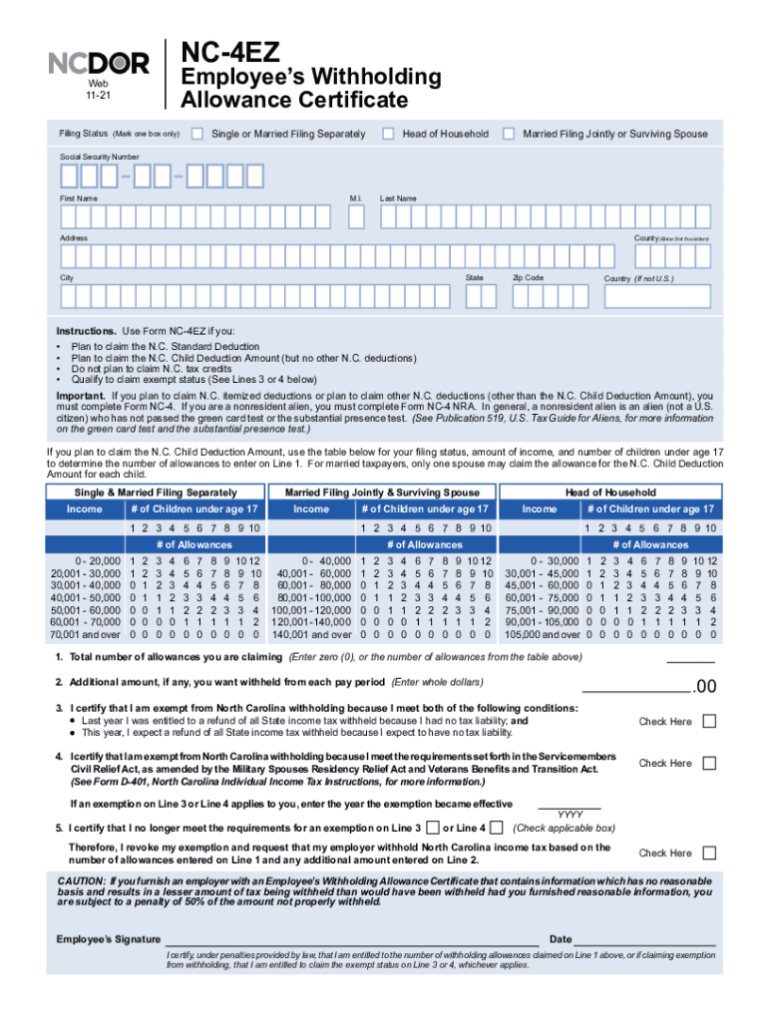 Free Nc4 Form 2024 Download: A Comprehensive Guide