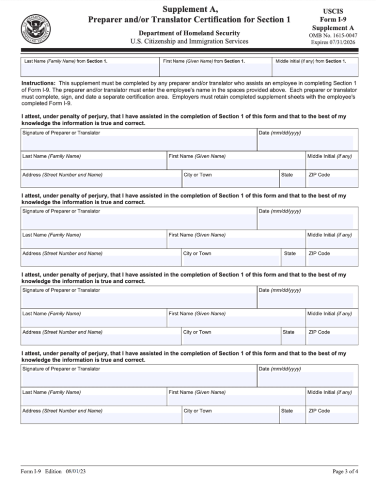 Free New I-9 Form August 2024 Download: A Comprehensive Guide