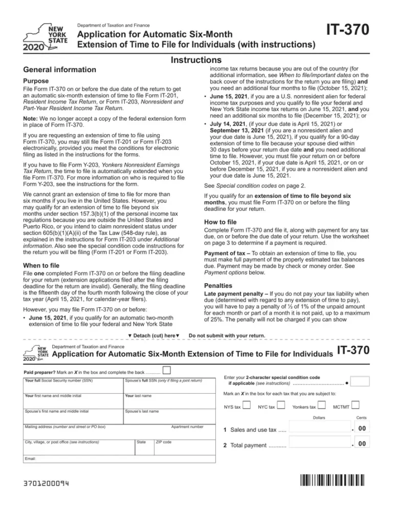 Free Ny Extension Form Download: A Comprehensive Guide