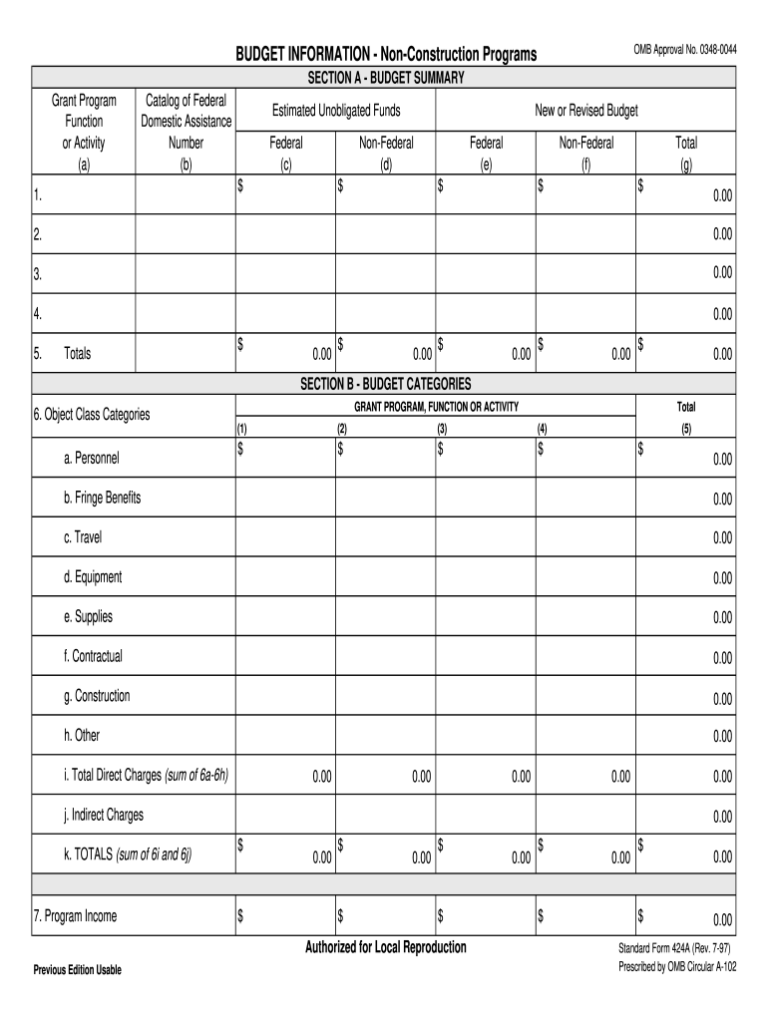 Free Sf424 Budget Form Download: Your Comprehensive Guide