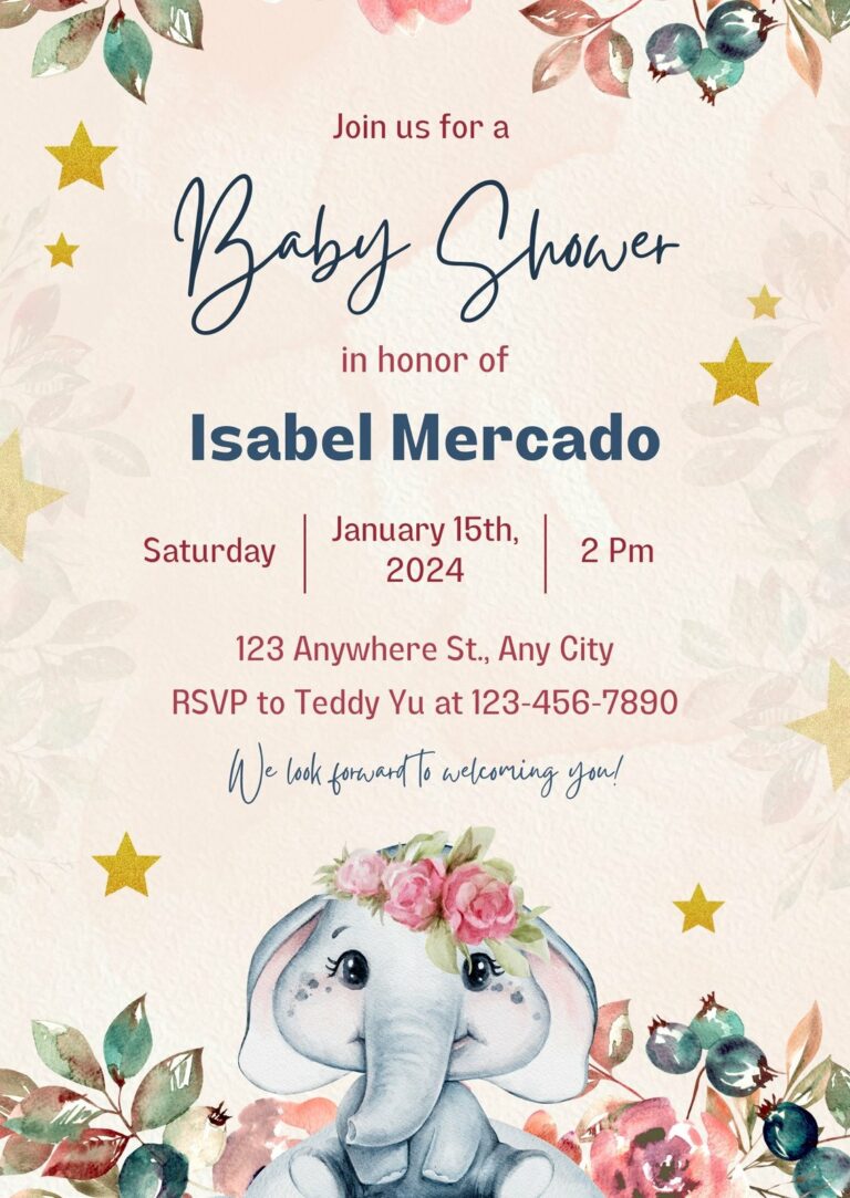 Create Picture-Perfect Baby Shower Invitations with Printable Templates