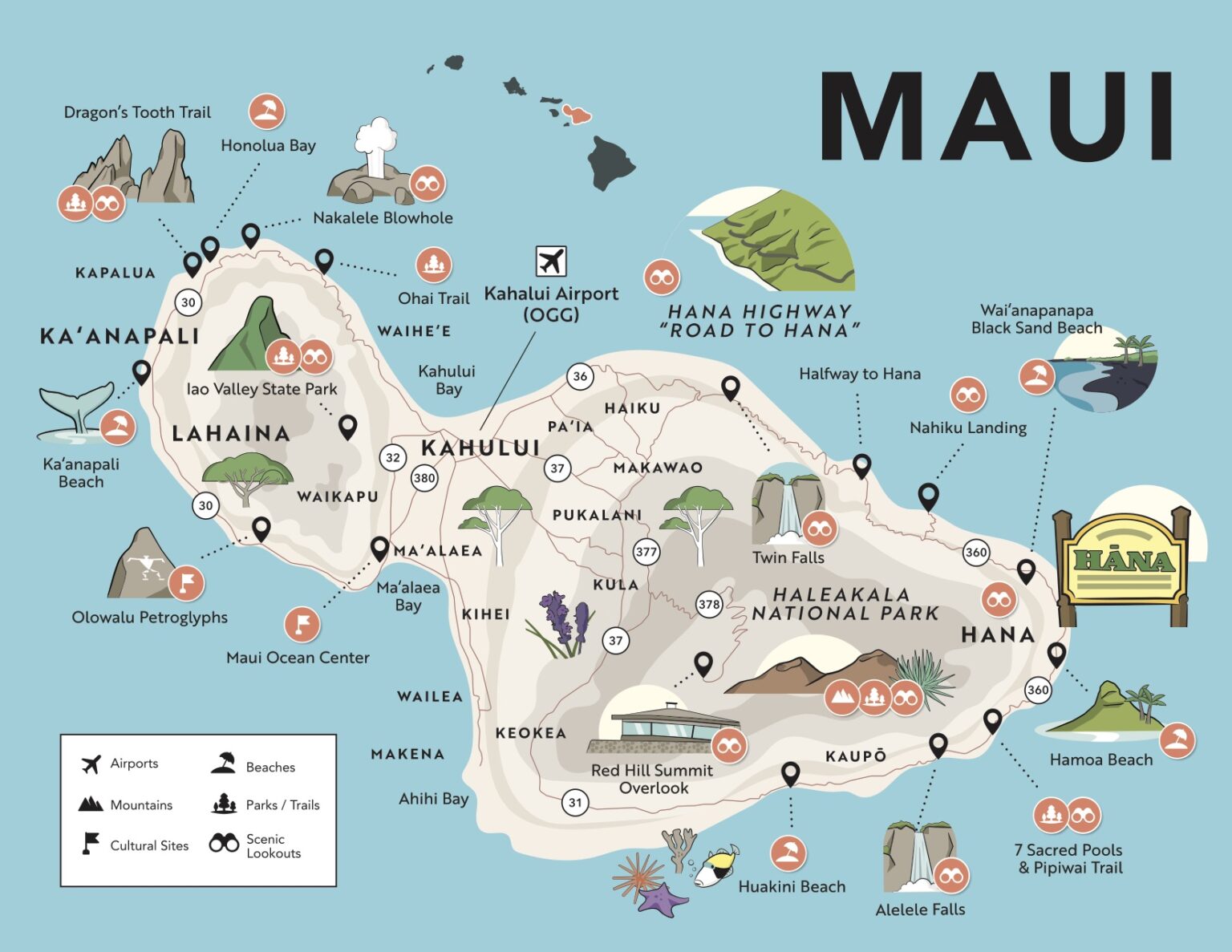 Explore Maui with Our Comprehensive Printable Map - form.allcars-usa.com