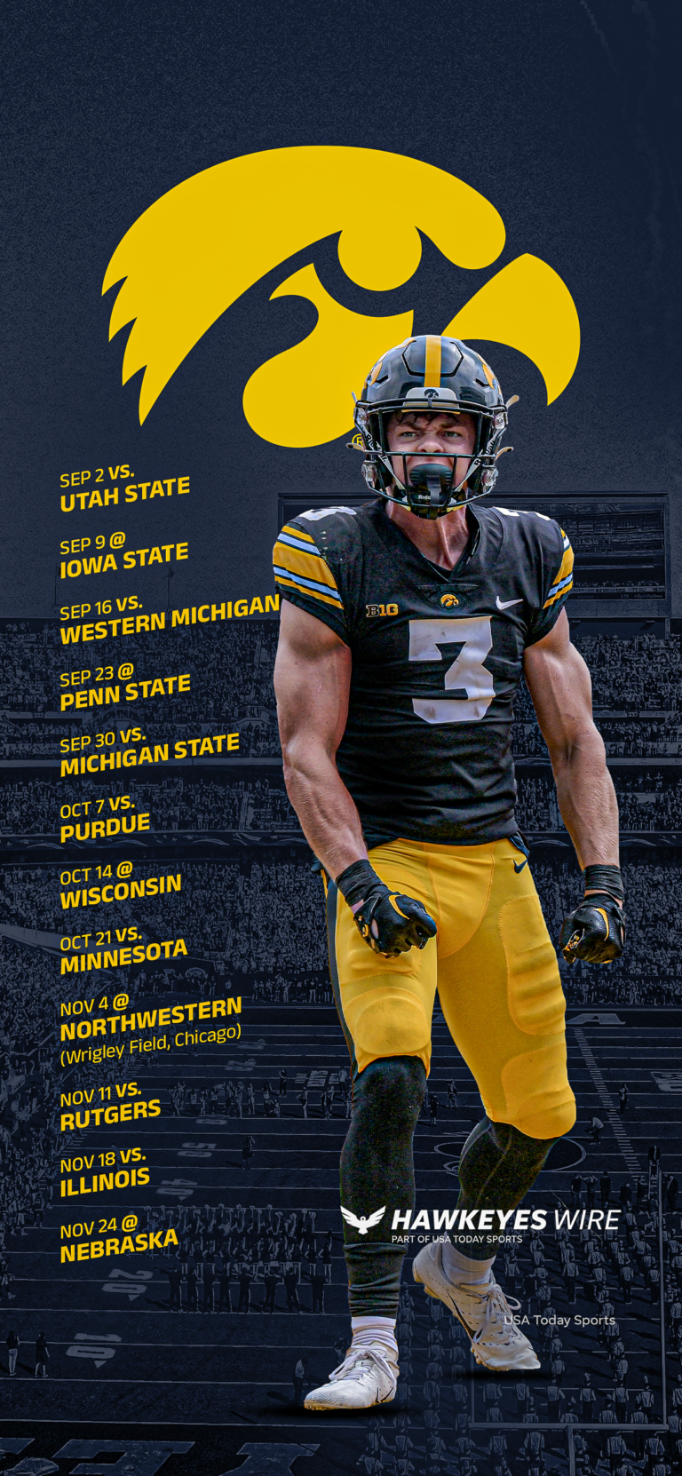 Get Ready for Gridiron Glory: Iowa Hawkeye Football Schedule 2025 Printable