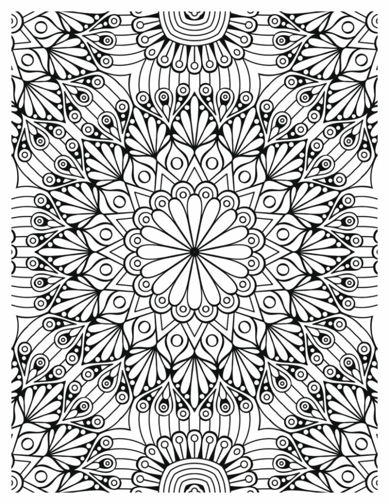 Mandala Printable Coloring Pages: A Journey into Creativity and Well-being