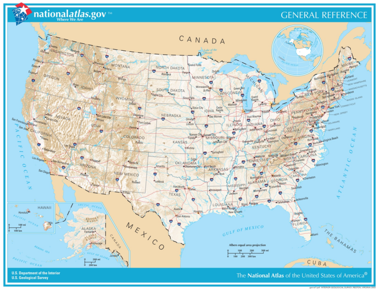 Map of the United States Printable PDF: A Comprehensive Guide