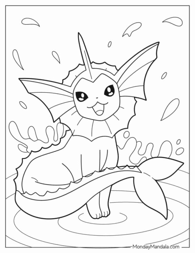 Pokemon Coloring Pages Printable For Free