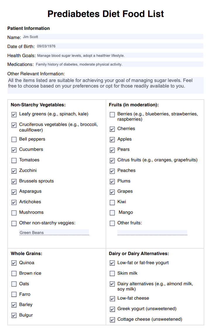 Prediabetes Diet Plan Printable: A Comprehensive Guide to Managing Prediabetes