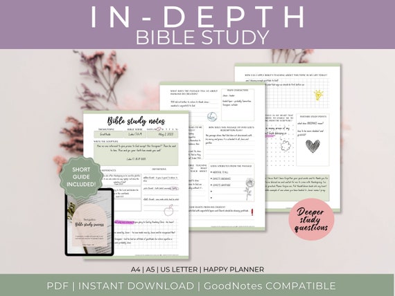 Printable Bible Study Plans: Your Guide to In-Depth Scriptural Exploration