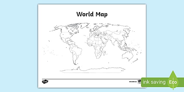 Printable Blank World Maps: A Versatile Tool for Education, Travel, and Beyond