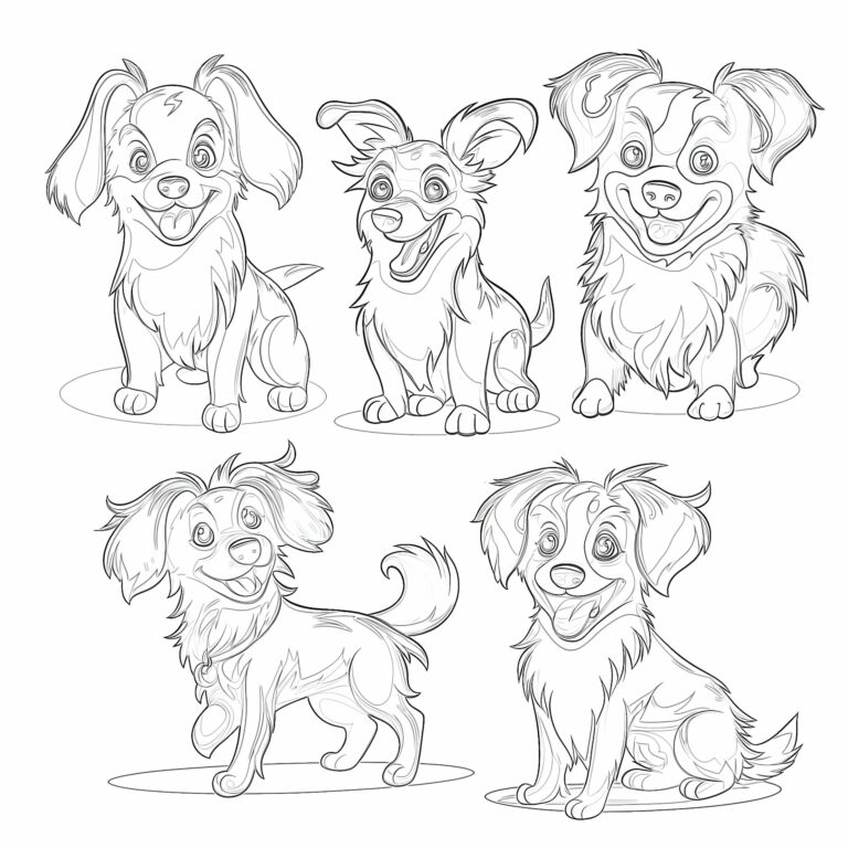 Printable Coloring Page Puppy: Unleash Creativity and Enjoy the Therapeutic Benefits