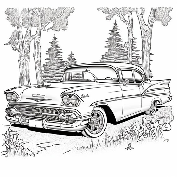 Printable Coloring Pages Cars: A Creative Canvas for Car Enthusiasts of All Ages