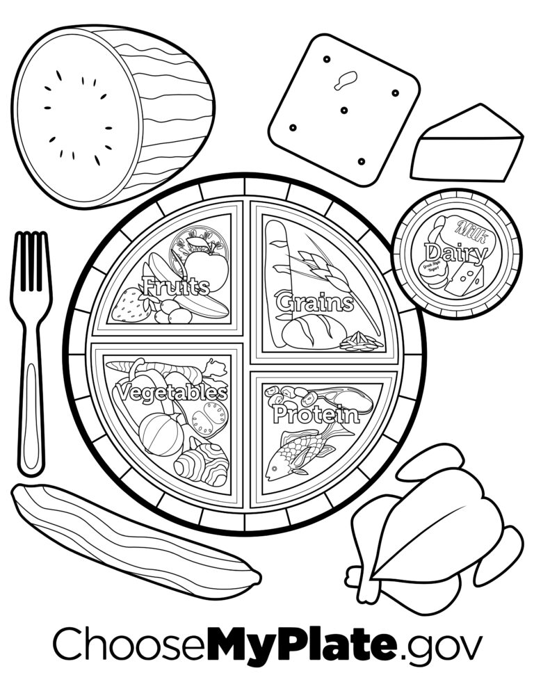 Printable Coloring Pages Of Food: A Fun And Educational Activity For All Ages