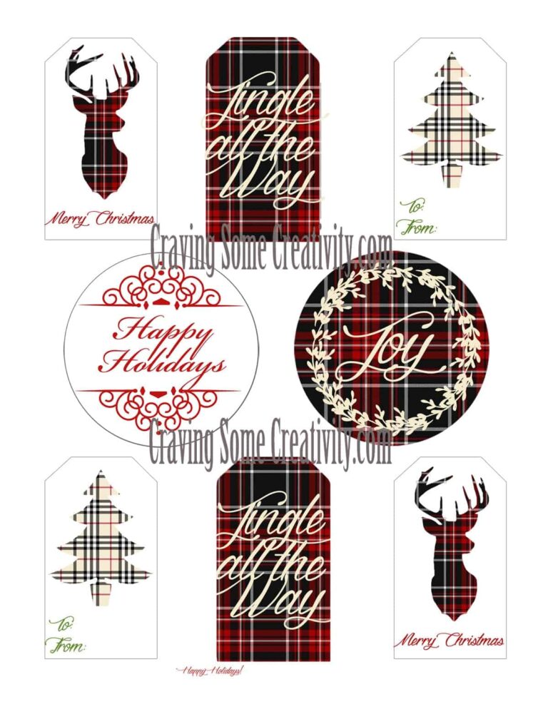 Printable Gift Tags Free: Personalize Your Presents with Unique and Affordable Charm