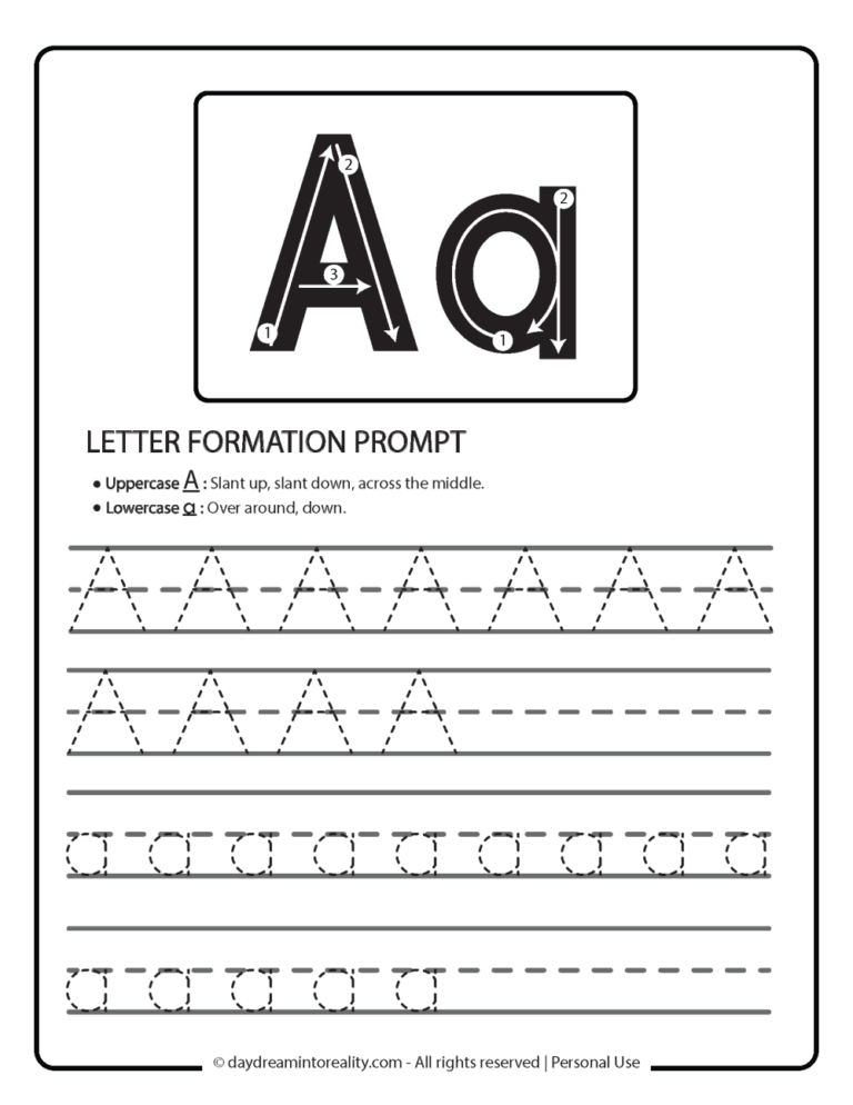 Printable Letter A Worksheets: A Comprehensive Guide for Enhanced Learning