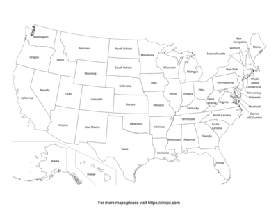 Printable US Map PDF: Your Essential Guide to Navigating the United States