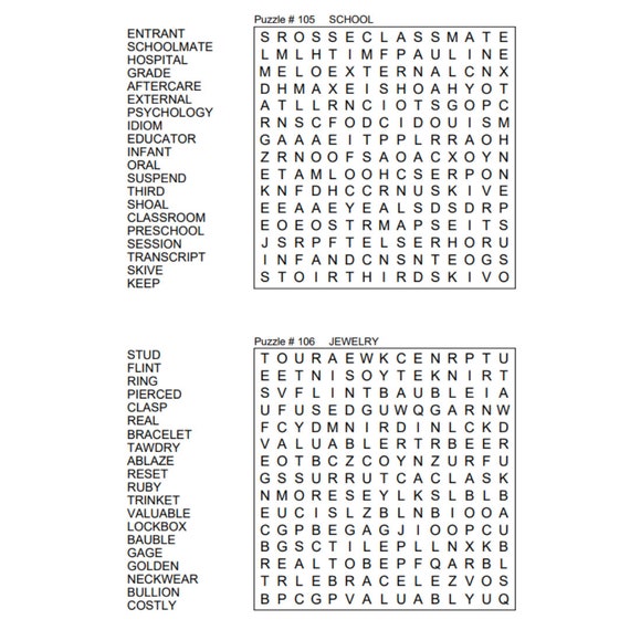 Printable Word Search Puzzles for Adults: A Guide to Mind-Sharpening Entertainment