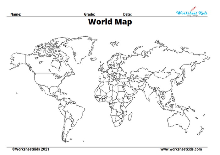 World Map Blank Printable: An Essential Tool for Learning, Travel, and More