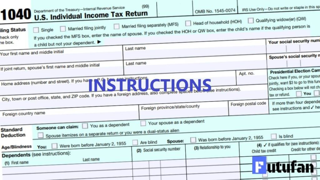 1040 2025 Example Tax Return Anne Bond