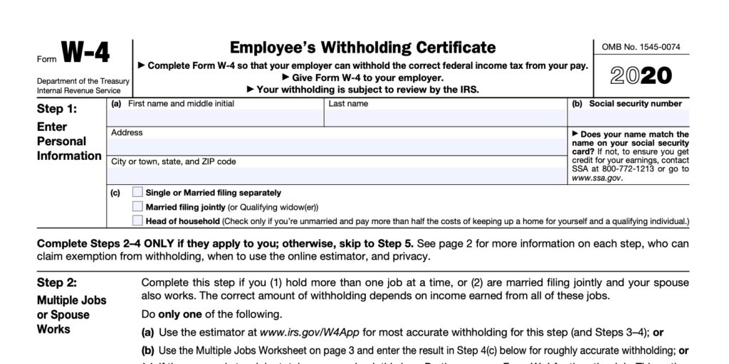 2025 W 4 Tax Form William Mackenzie