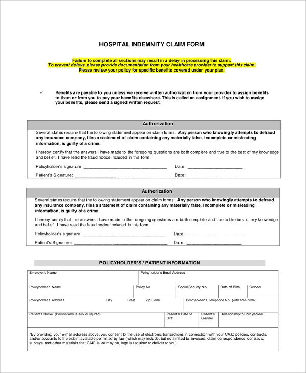 Aflac Printable Claim Forms