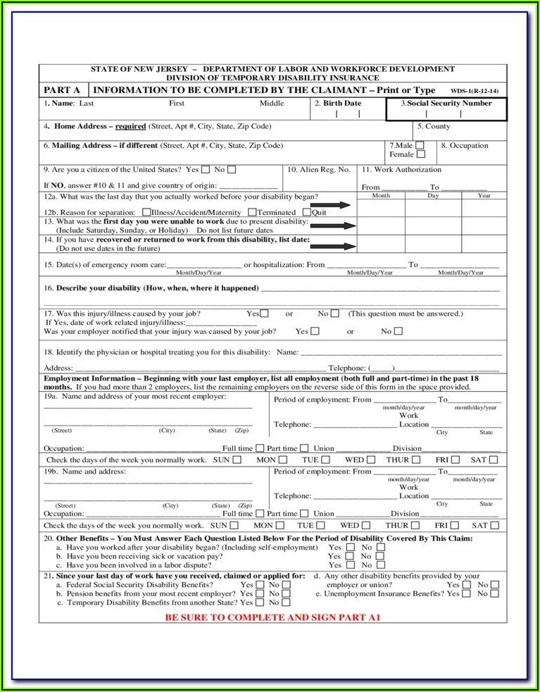 De 2501 Form 2021 Printable