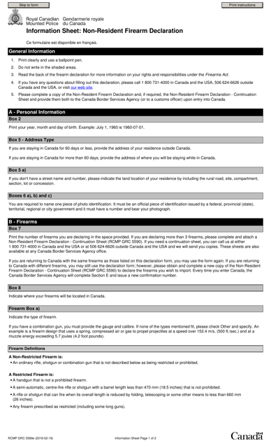 Form RCMP GRC5589E Fill Out Sign Online And Download Fillable PDF 