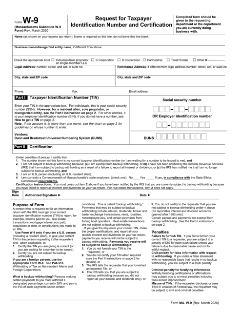 Form W 9 Fill Out Sign Online And Download Fillable PDF