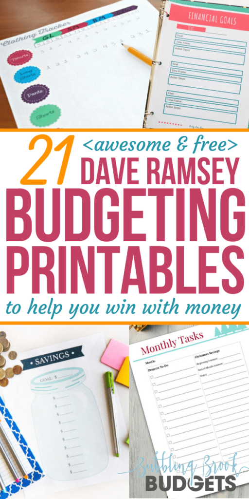 Free Printable Budget Worksheet Dave Ramsey Message