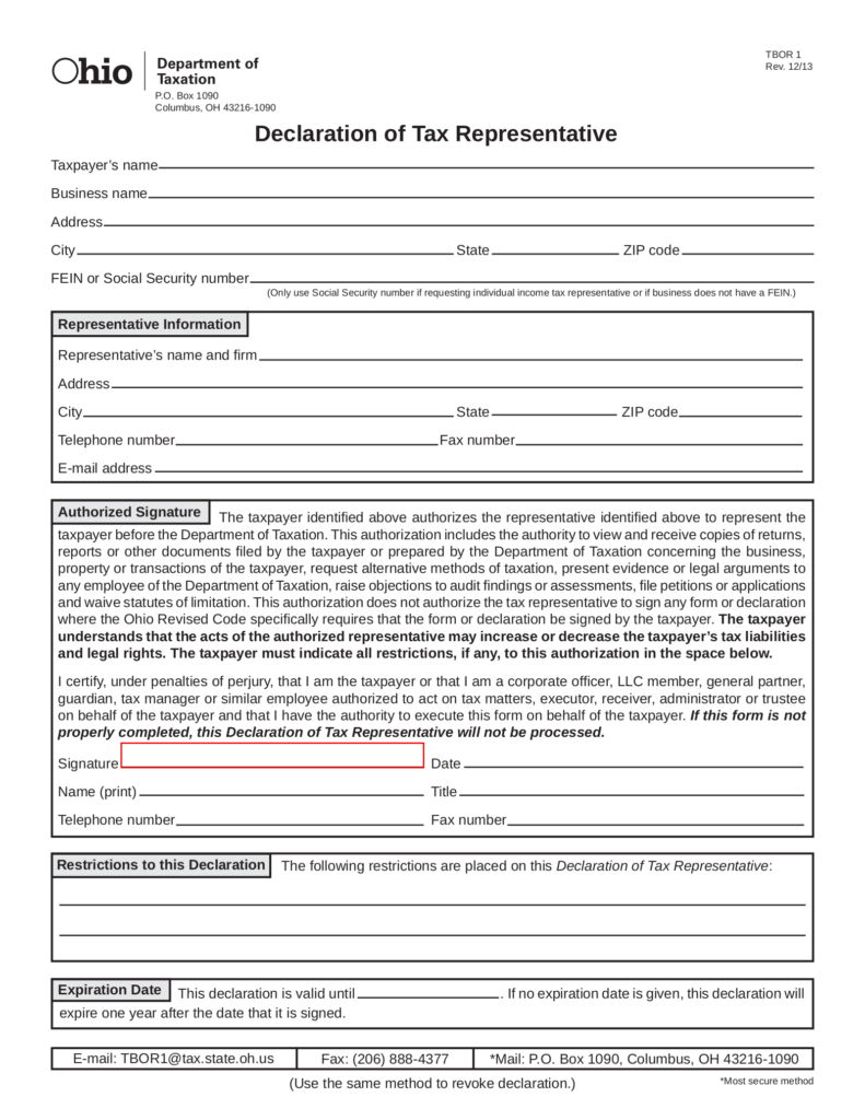 Free Printable Power Of Attorney Forms For Ohio Printable Forms Free 