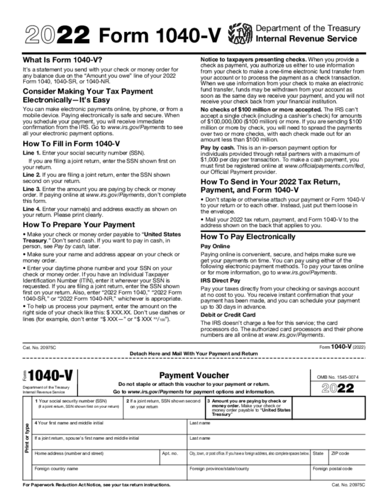 Irs Form 1040 Fillable Pdf Printable Forms Free Online