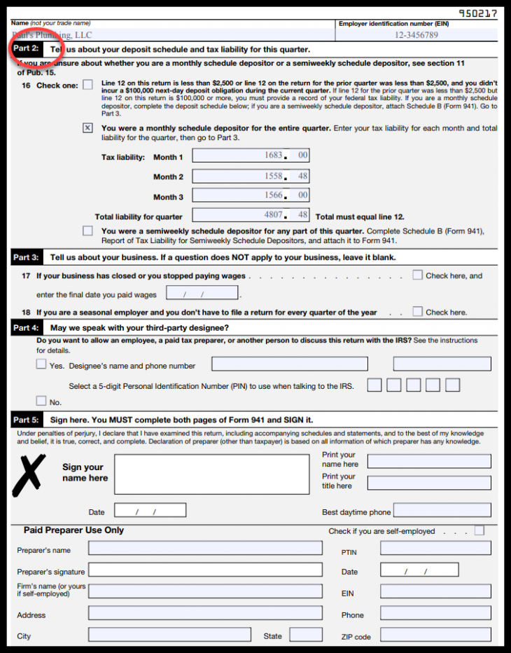 Irs Form 941 2025 Printable Pdf Free Ian Lyman